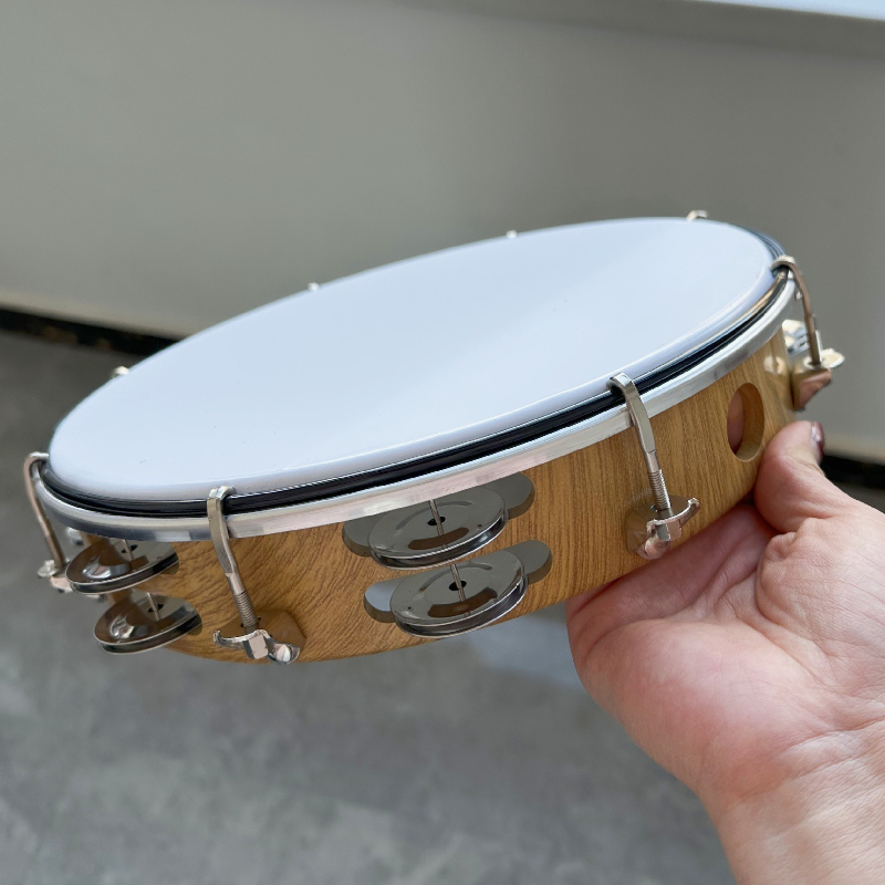 Musical Instrument Harmonium - ضبط قابل للتعديل الدف 10 بوصة