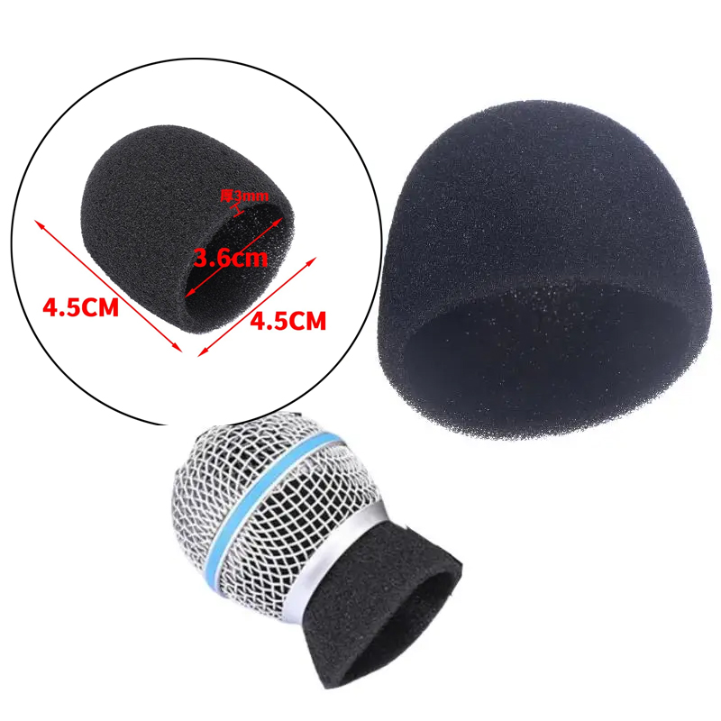 Shure Mic Mv7 - 2 قطعة ميكروفون واقية الداخلية رغوة