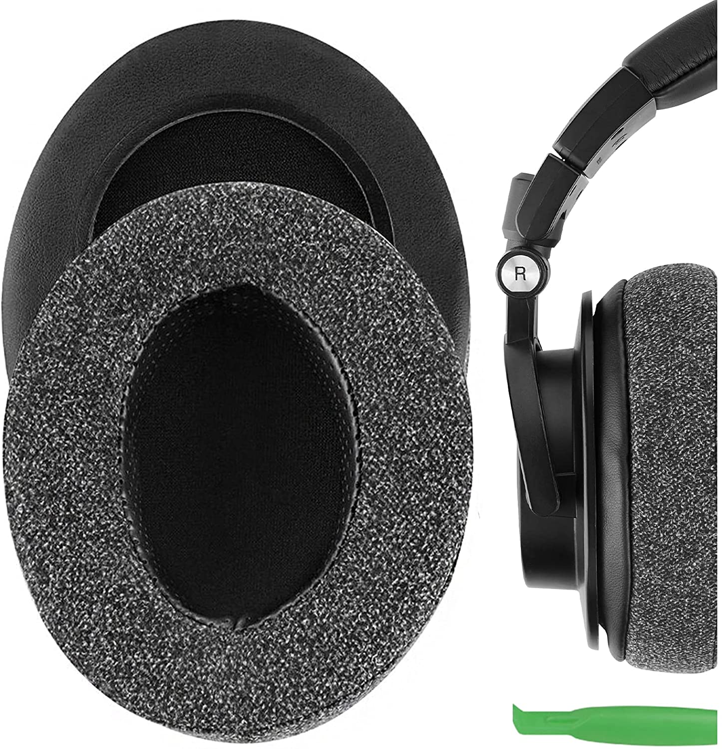 Audio Technica Headphone Ath-M50X - وسادات أذن بديلة مريحة من الكتان