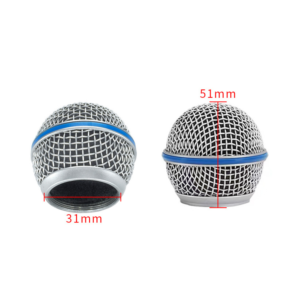 غطاء شبكي لميكروفونات شور SM58 - مراجعة Shure Mic Mv7 وسعره
