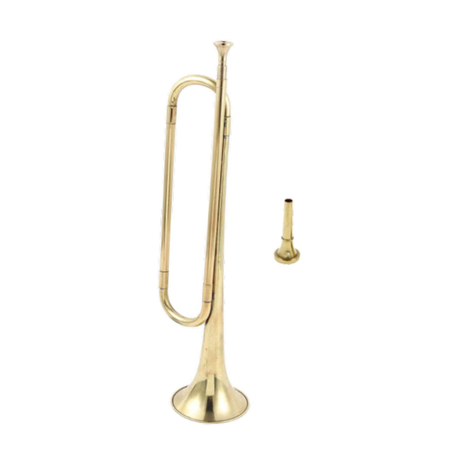 بوق نحاسي فاخر مصقول، آلة موسي - مراجعة Musical Instrument Bugle وسعره