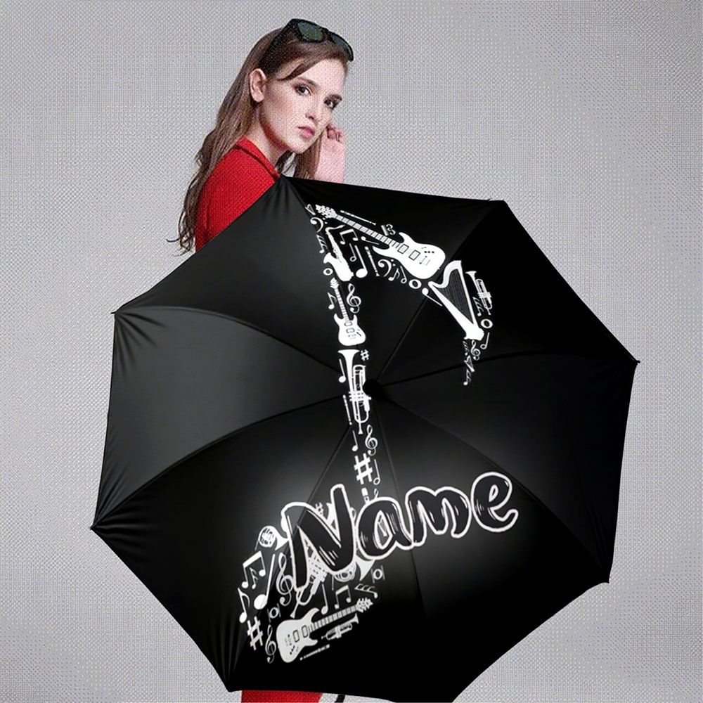 مظلة مخصصة تحمل اسمك، بتصميم 